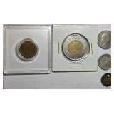 Diverse Coins With Holder