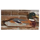 Wooden Mallard Duck Decor