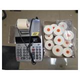 Canon Adding Machine & Paper