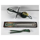 Green Handled Kitchen Lot #