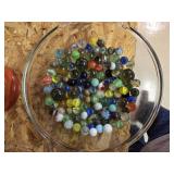 Clay & Shooter Marbles In Mason Jar