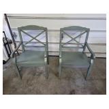 Two Green Chairs