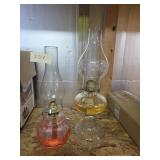 Pair of Oil Lamps