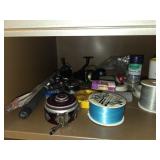 Contents of Fishing Cabinet