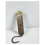Vtg. Brass Hanging Scale