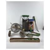 Green Handled Kitchen Lot #