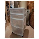 Sterilite Four Drawer Rolling Organizer