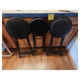 Three Folding Stools