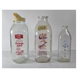 Three Milk Bottles