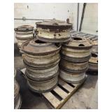 TEN STEEL WHEELS