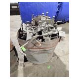 Drum of Rebar and Steel Plate