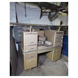 Four Industrial Desks