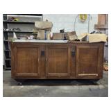 Rolling Wooden Cabinet