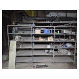 Six Industrial Shelving Units