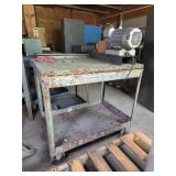Rolling Metal Cart