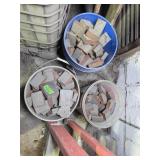 Three Buckets of Steel Plates