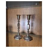 Baldwin Piano Brass Candle Stick Holders
