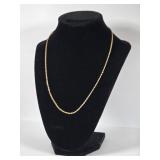 14K Necklace +/-2.39G