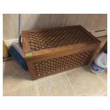 Wicker Basket Chest