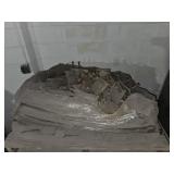 Pallet of Stainless Plates With Rebar