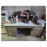 Desk and Contents