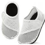 LeIsfIt Kids Water Shoes White 9 Toddler