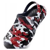 Kids Camo Garden Clogs for Boys/Girls Size 30