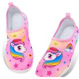 Kids Water Shoes Beach Swim Lightweight Aqua Shoes Size 29