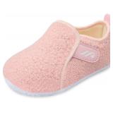 JIASUQI Baby Slippers Toddler Slip-on Pink 4.5-5