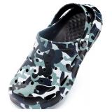 Camo Garden Clogs, Non-Slip, Quick-Dry Size 30