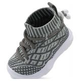 JIASUQI Toddler Shoes Girls Boys Wide Toe Box 9