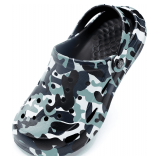 Camo Garden Clogs, Non-Slip, Quick-Dry Size 30