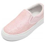 Toddler Canvas Sneakers, Sparkle Sequins Sz 5