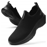 Mens Slip-On Walking Shoes, Lightweight Size 46