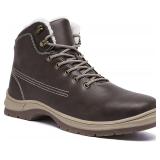 Men's Waterproof Fur-Lined Snow Boots, Size 13