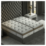 Saatva Hd For Bigger Bodies Latex Hybrid SPLIT King Mattress Online Retail: $4498