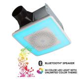 110 CFM Bathroom Fan with Speaker & Bluetooth