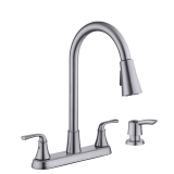 Sadira Double Handle Pulldown Sprayer Faucet