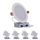 6 in. Selectable CCT LED Downlight, 4-Pack