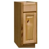 Hampton 12x24x34.5 Base Cabinet, Natural Hickory
