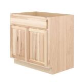 Hampton 36x24x34.5 in. Sink Base, Natural Hickory
