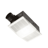 80 CFM Ceil Bath Exhaust Fan w Light Heater