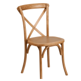 Flash Furniture Oak Wood Accent Chair - Stackable