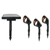 Hampton Bay Solar 50 LED Spotlight (3-Pack)