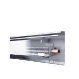 Fine/Line 30 8 ft Baseboard Heater in Nu White