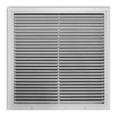 12 in. x 12 in. Aluminum Air Filter Grille, White