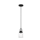 Anders 1-Light Midnight Black Pendant