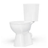 19 in. Rear Discharge Toilet, 2-Piece, Dual Flush