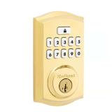 Kwikset SmartCode Polished Brass Deadbolt