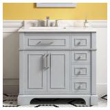 Home Decorators Melpark Vanity with Marble Top
